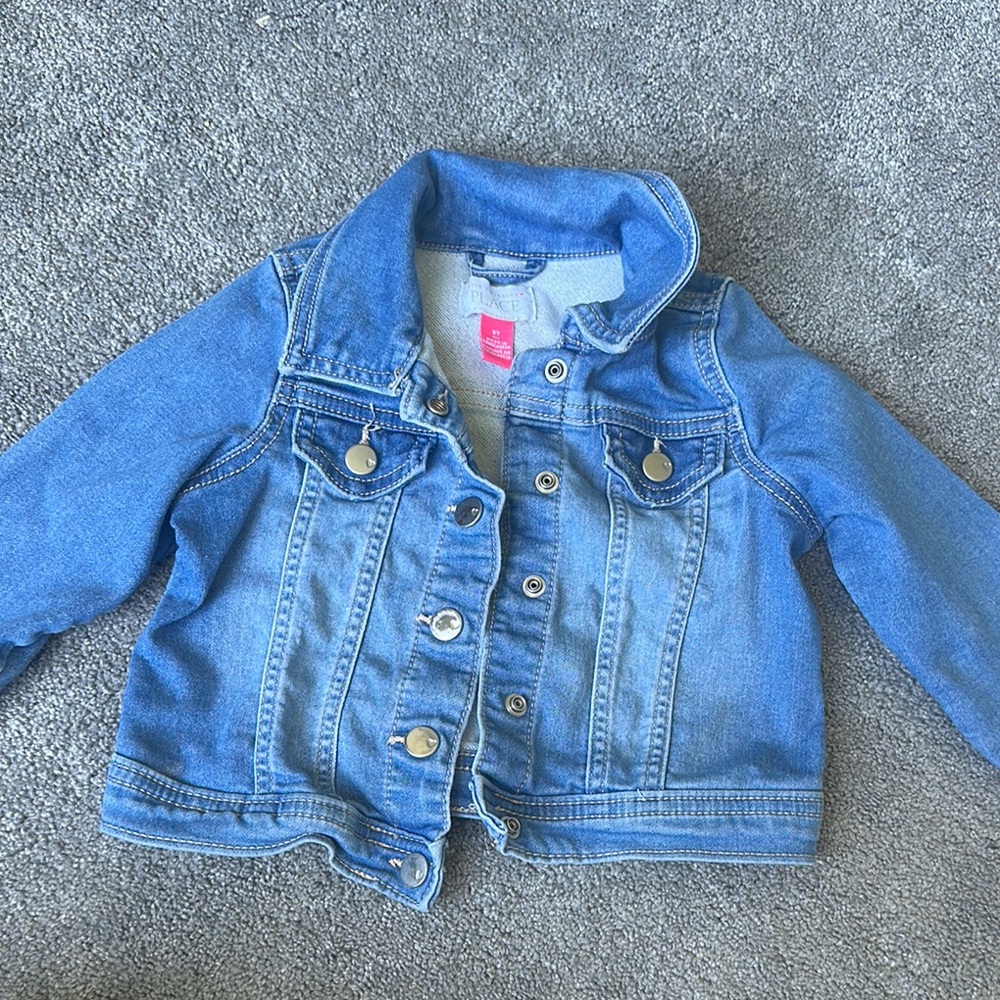 The Children's Place Blue Denim Jean Jacket Timeless Style